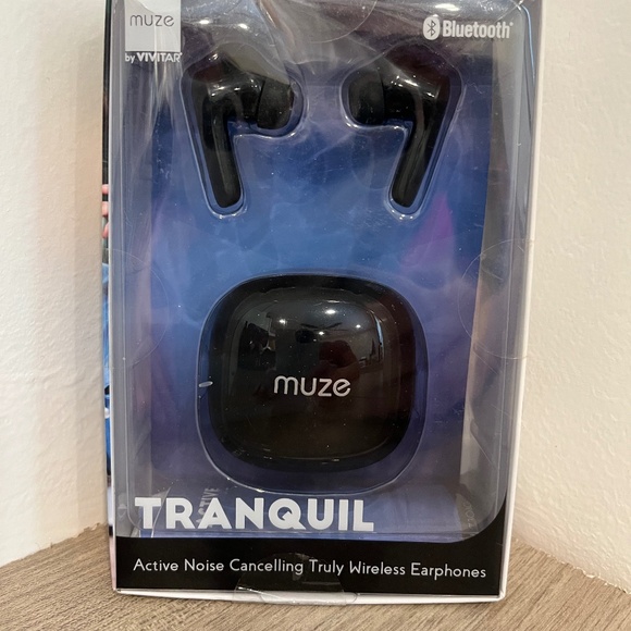 Muze Vivitar Tranquil Active Noise Canceling True Wireless Bluetooth Earbuds NIB - Picture 1 of 5